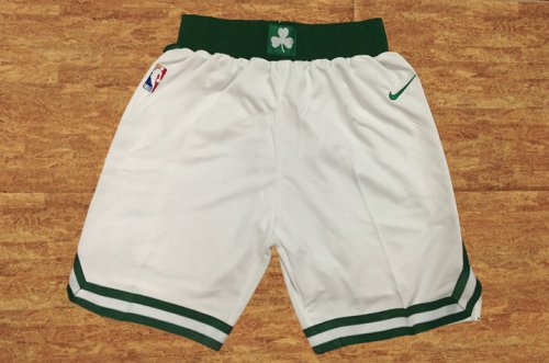 NBA Boston Celtics 2017-18 nike shorts Blanc